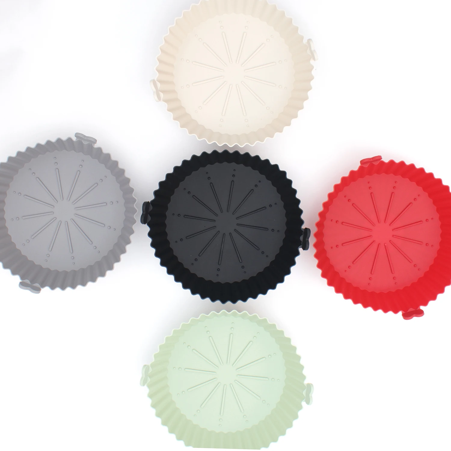 New Amazon 2023 Hot Reusable Air Fryer Accessories Liner Basket Air Fryer Silicone Pot