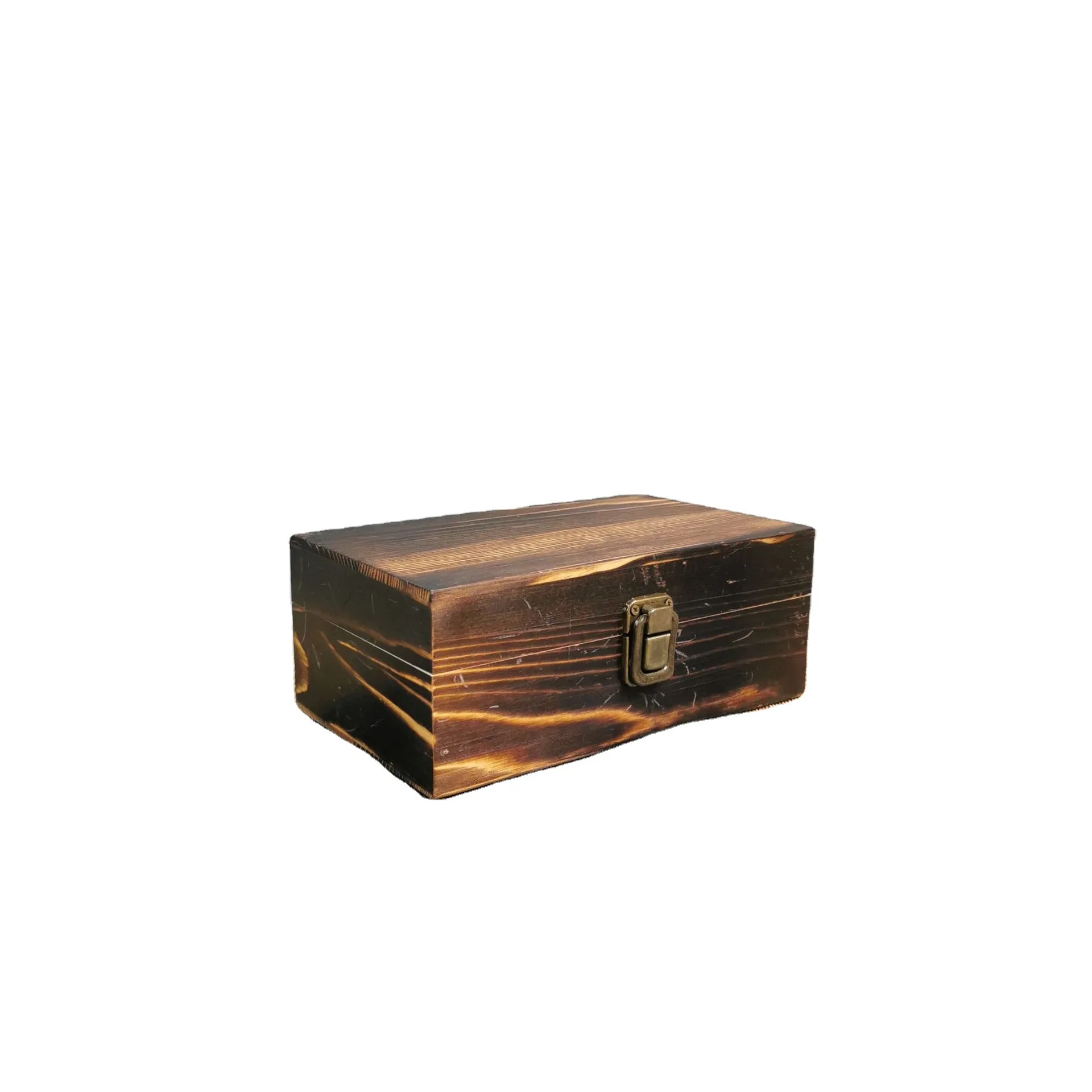 Custom Logo In Bulk Square Luxury Fancy Small Ring Jewelry Gift Packaging Storage Hinges Wood Crafts Wooden Box
