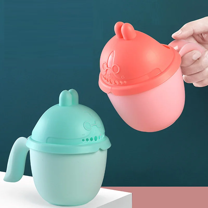 Cartoon Baby Shower Spoons Children Shampoo Cup Bathing Bailer Child Washing Hair Rinse Cup Baby Bath Rinse Cup