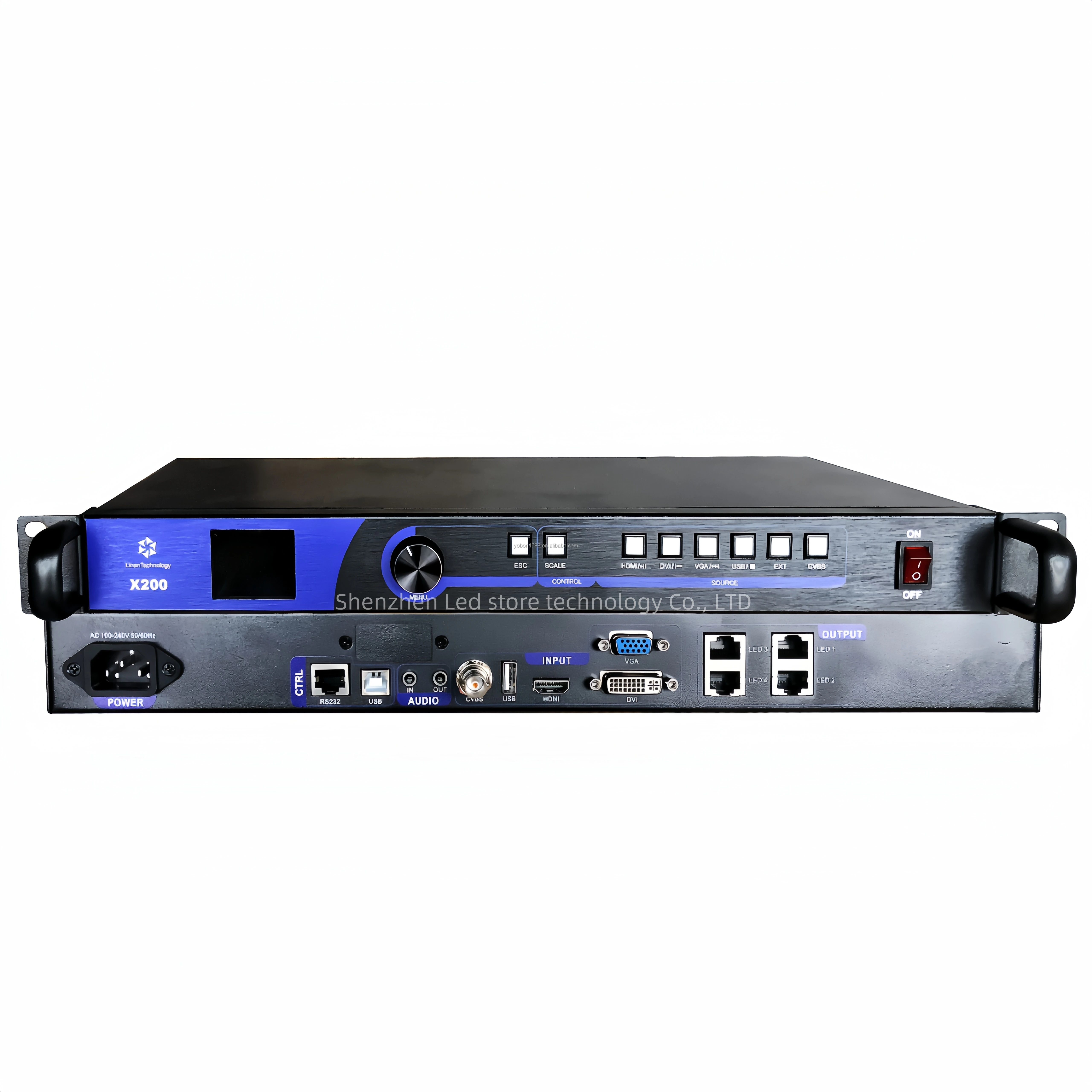 Linsn Technology all-in-one processor X200 supports LED electronic display with sending card