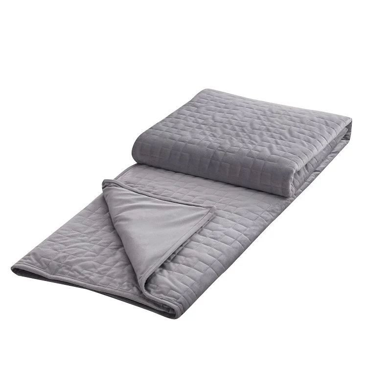 Custom Premium Soft Minky Quilting Removable Autism Weighted Blanket Duvet Cover