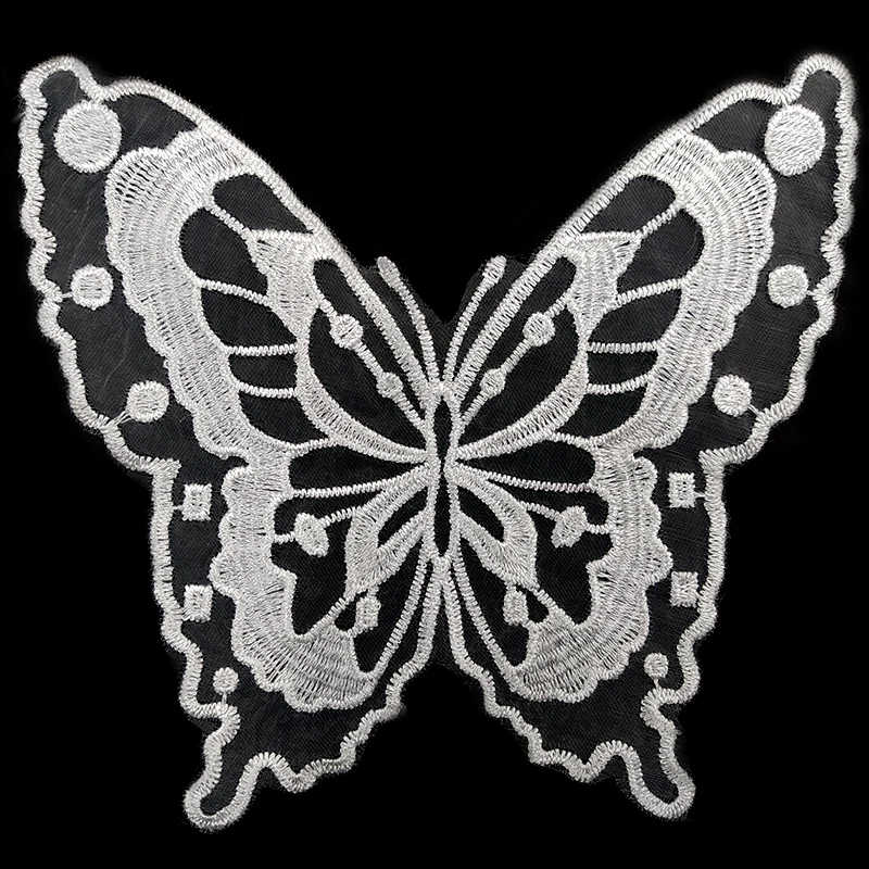 Бабочками и кружевом для малышей, платье из органзы с вышивкой «сделай сам»; Модные аксессуары со стразами аппликацией патчи на заказ аксессуары для нижнего белья