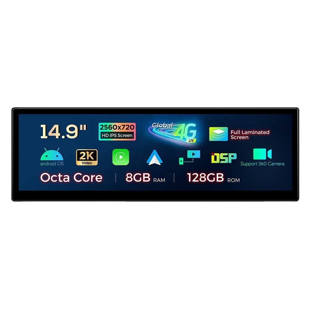 XTRONS 15 inch Car Radio For BMW 5 Series  (2009-2012) CIC System LHD Android 13 8 Core 4G LTE Navigation