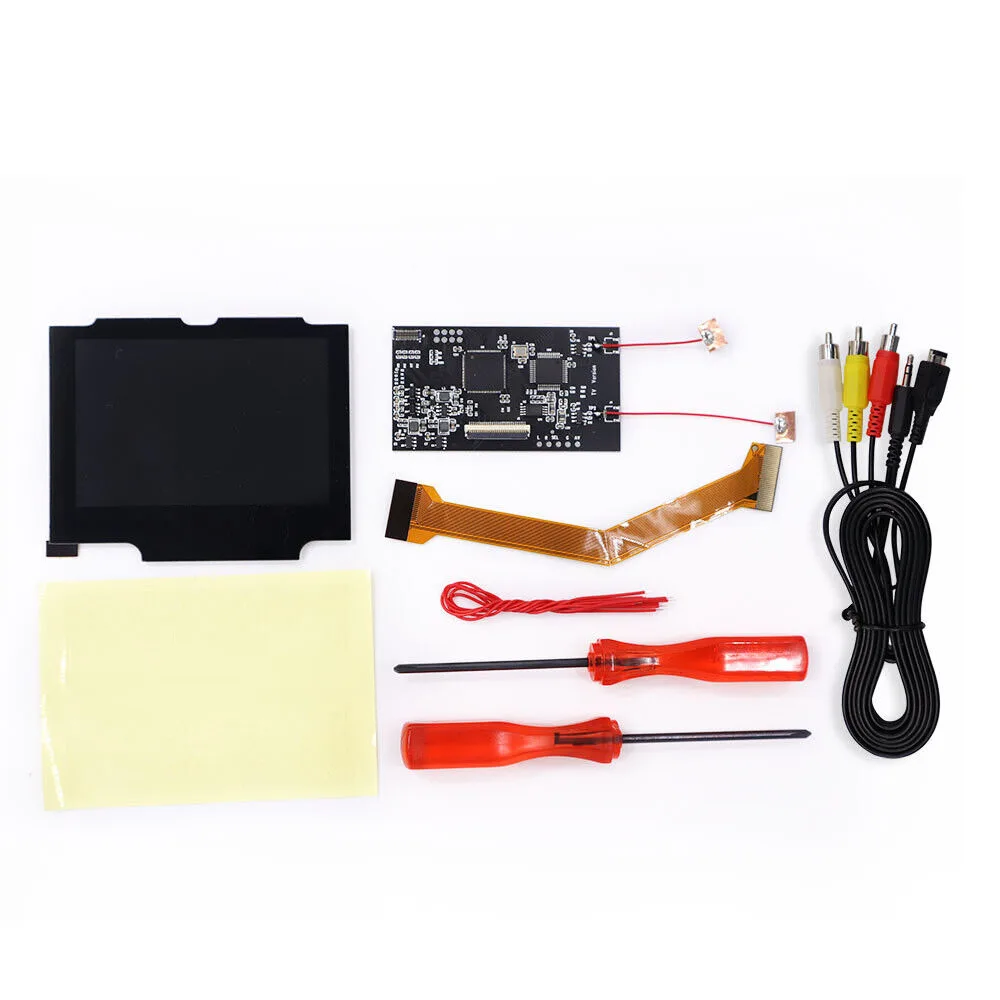 Single Player TV Version GBA SP IPS Backlight Backlit LCD Kit For Game Boy Advance SP GBA SP