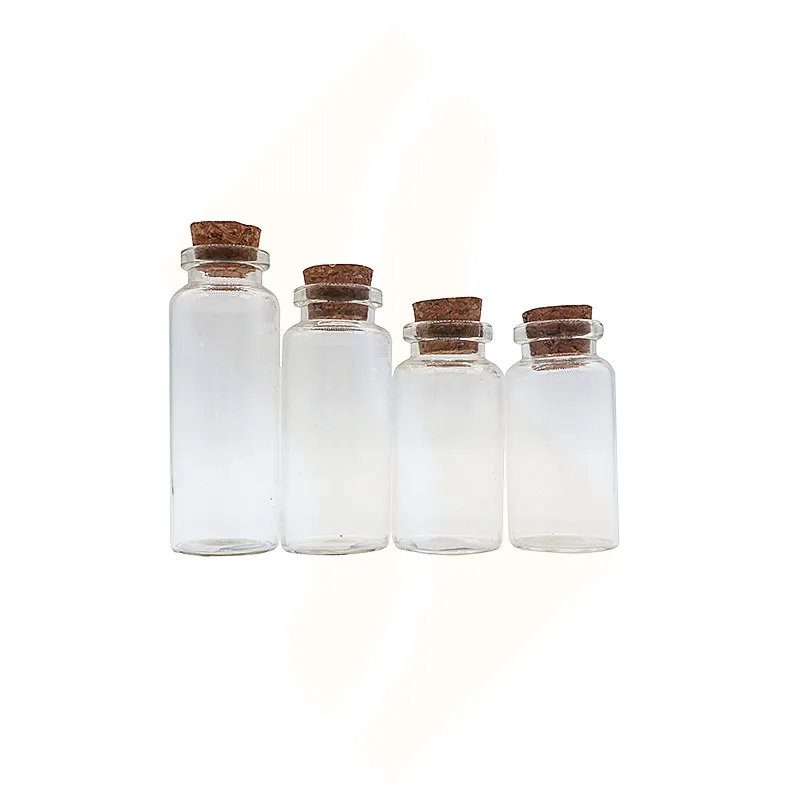 Sale 20ml 30ml 50ml Diameter 30mm Test Borosilicate Tube Glass Bottle WIth Cork