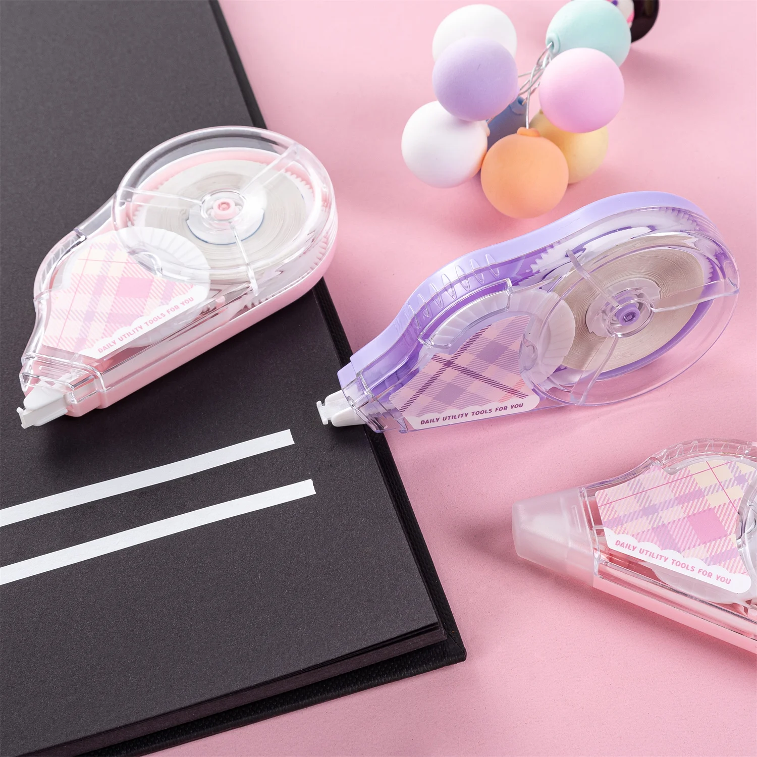 Maihe Cute  30 meters affordable modification  large capacity correction tape multi-functional tools for students modified word