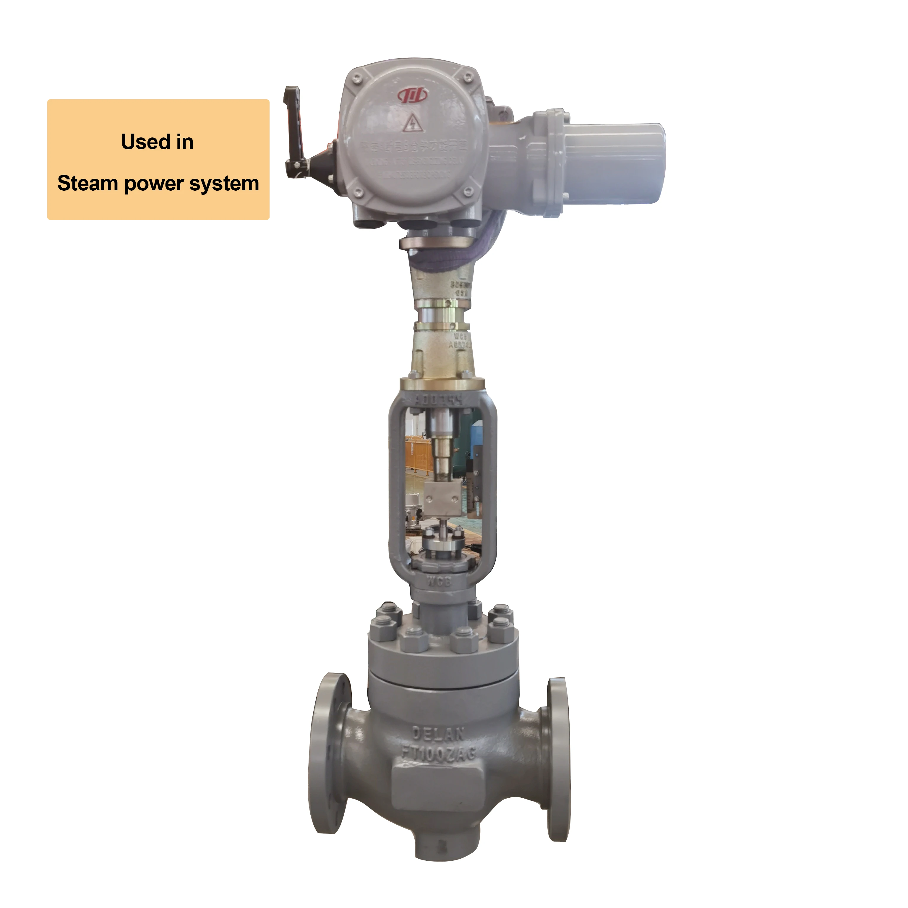 Control Valve Electric Actuat Casting Steel Flow Control Valve
