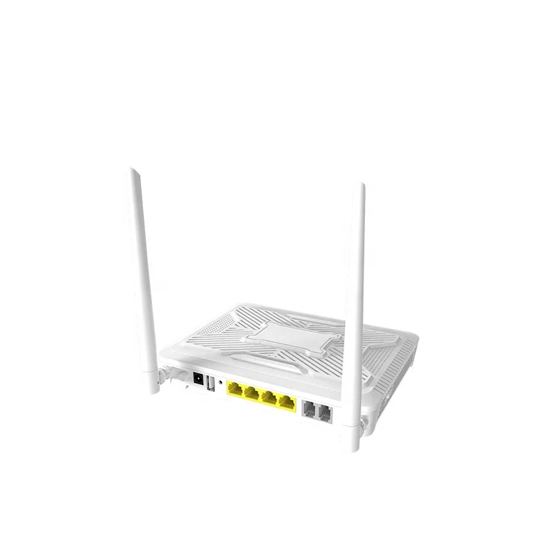 hot sale Ftth optical fiber gpon onu 2fxs 4fe wifi ftth voip openwrt router