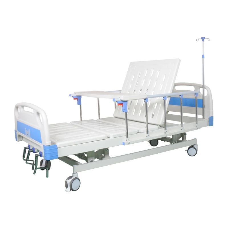 Hot Sale Height Adjustable 3 Function Home Care Home Care Hospital Bed 3 Crank Manual Medical Hospital Bed