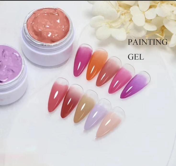 OEM ODM 36-Color Solid UV Nail Gel Free Sample Private Label Gel Painting for Nail Art