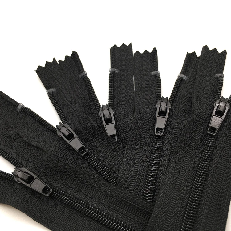 Прозрачная пластиковая верхняя крышка JY 3 #4 #5 # нейлоновая молния с металлическим слайдером