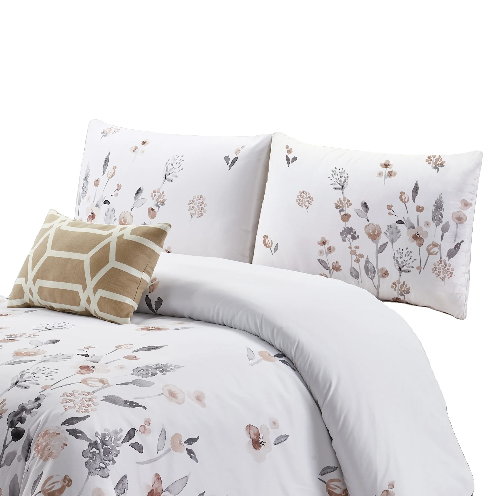 100 cotton fabric bedding sets 7 pieces bed sheet bedding set tencel