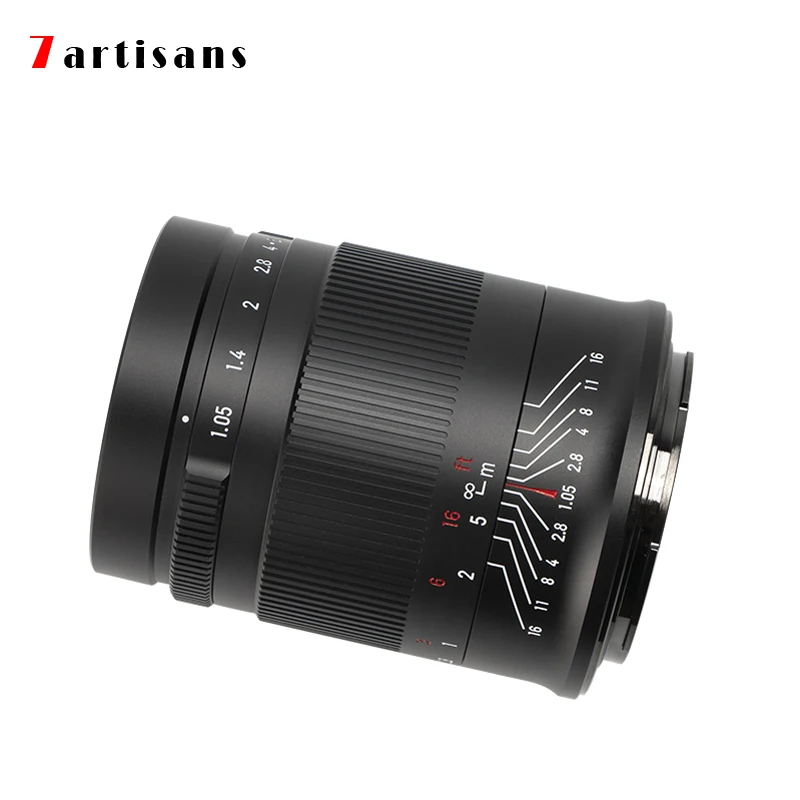 7artisans 50mm F1.05 full-frame large-aperture portrait lens for Sony E/Canon eos-R/Ninkon Z