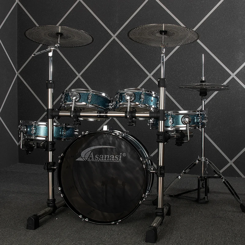 Best Professional Portable Complete Drum Set High Quality Portable Musical Instrument