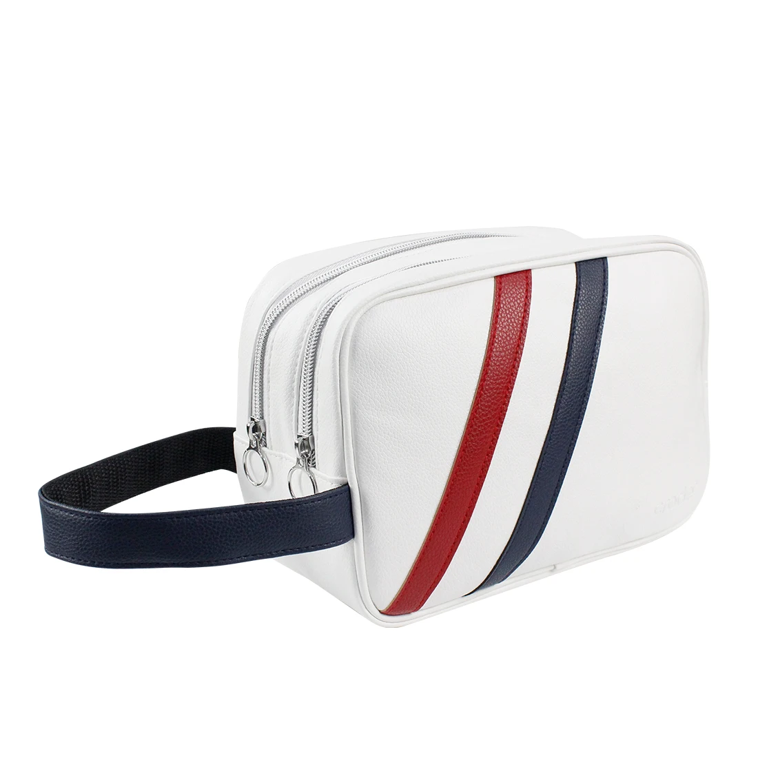 Customized Logo Premium PU Leather Golf Ball Pouch Golf Bag