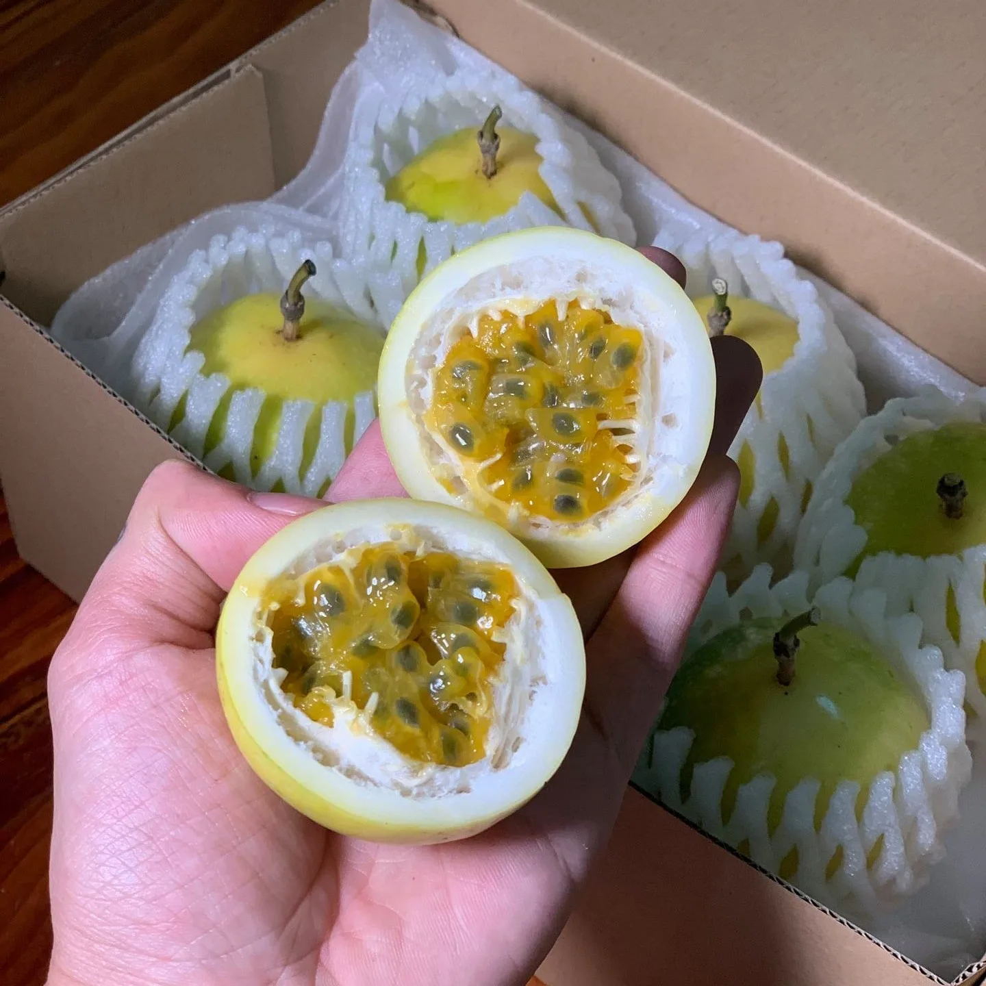 IQF - Frozen Golden Passion Fruit from Vietnam - Export wholesale High Quality (Certification: GAP, HACCP...) - 100% Organic