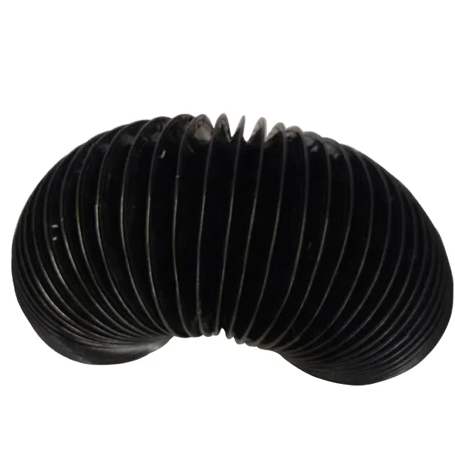 CNC Machine Plastic Rubber Round Shaft Bellows Dust Cover Cylinder Rod Bellows