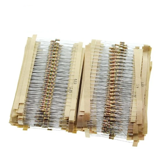 156 Values 1 -10M Ohm 1/4W 5% Carbon Film Resistors Assortment Kit Electronic Components