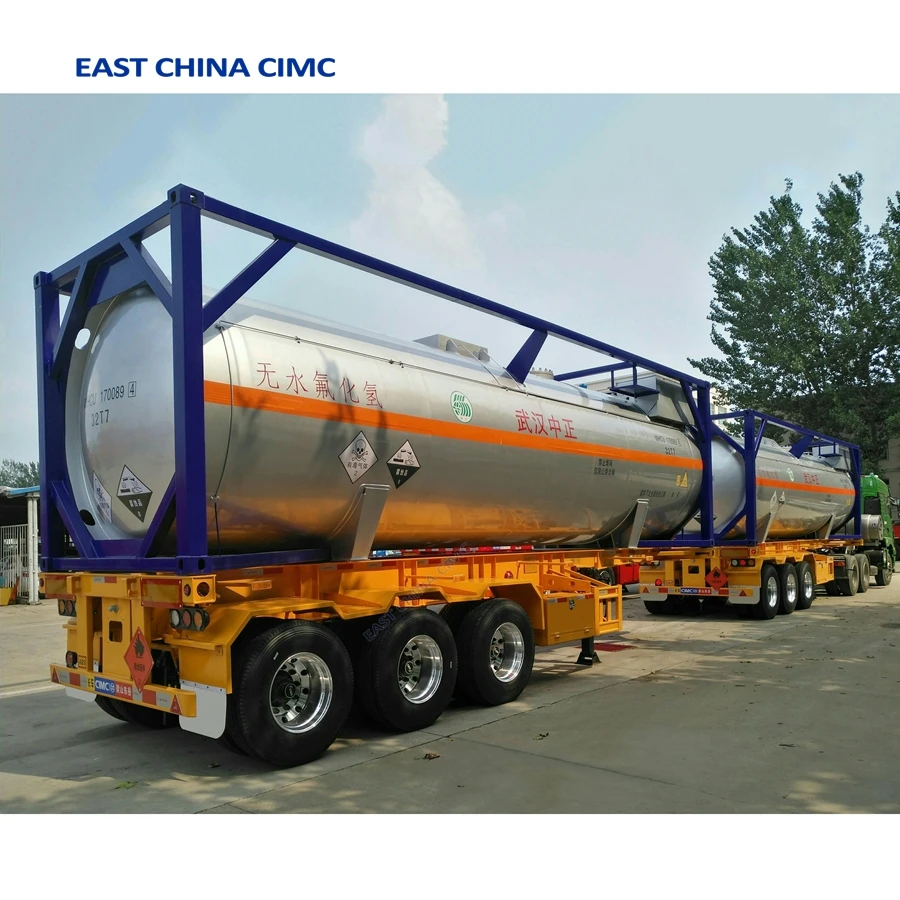 40FT 40cbm LNG LPG ISO Tank Container With BV CCS LR For Market Sale