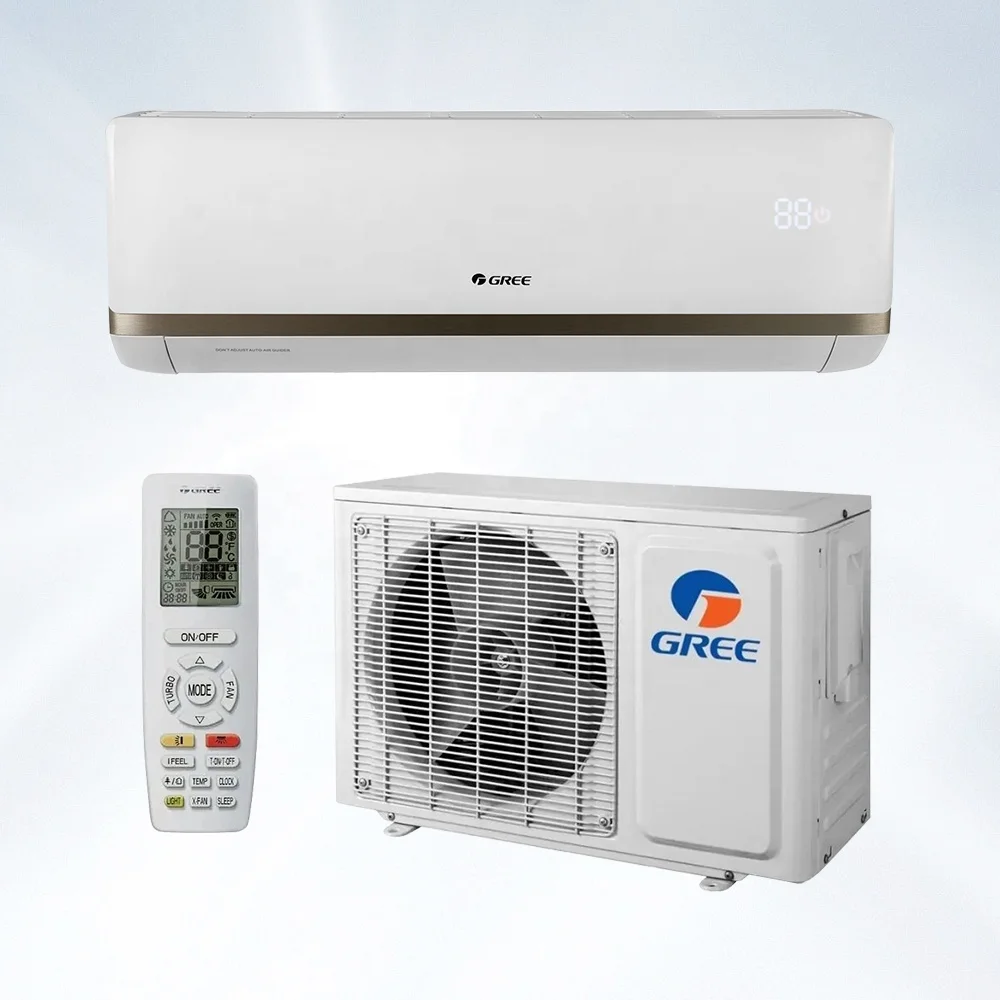 Безпроводной мини-кондиционер Gree 12000Btu с разделением воздуха неинверторный блок переменного тока R32/R410a вкл./выключается домашний Настенный Кондиционер