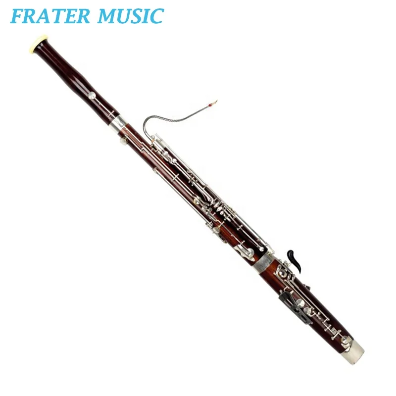 HIgh Grade C Bassoon OEM Color Wood body C tone Bassoon with nickel plated cupronickel keys (JBSS-110)