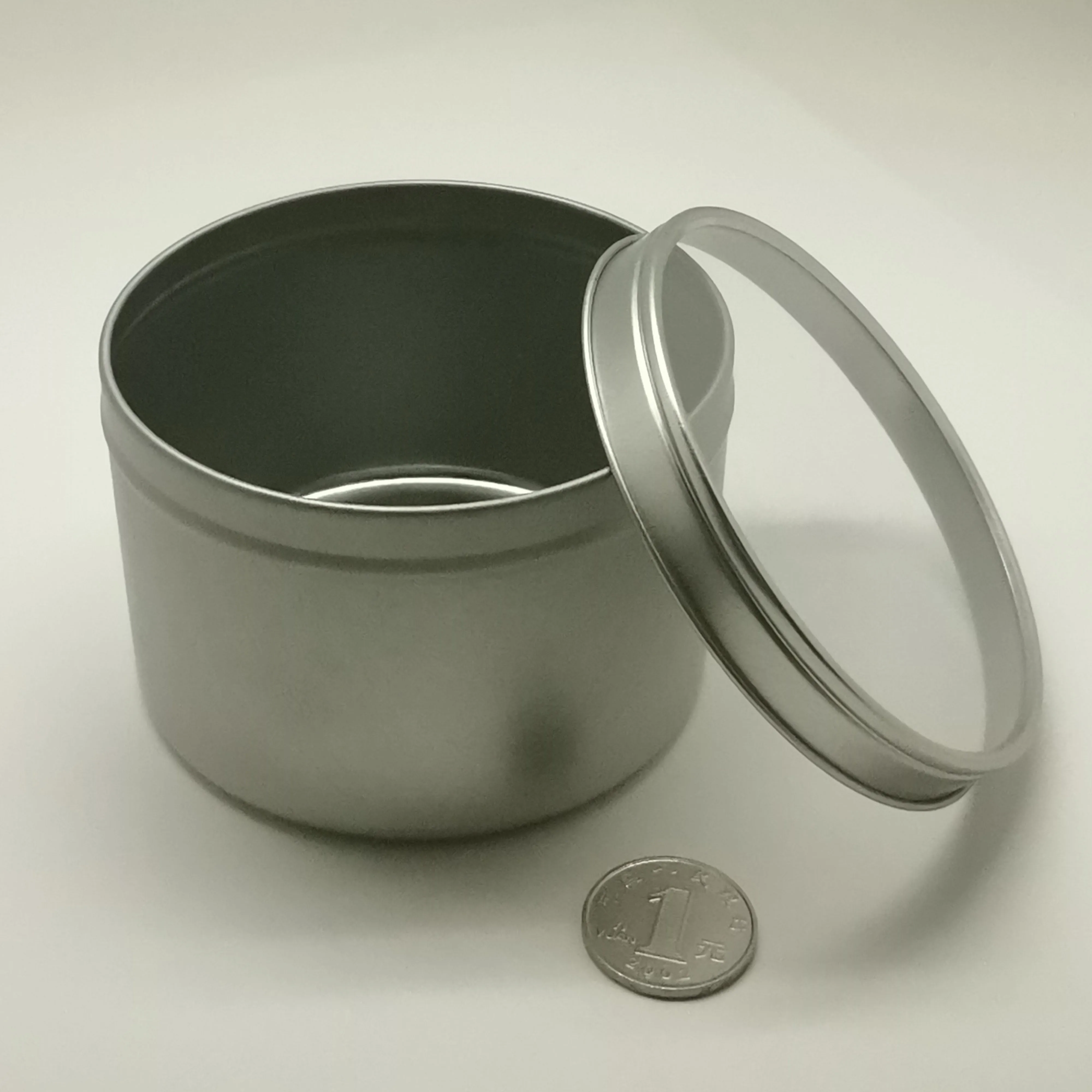 Donguan factory small round tin can for cake