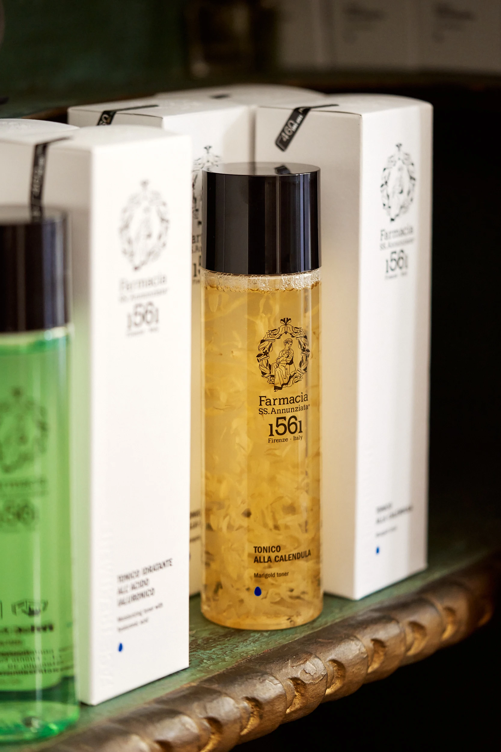 Farmacia SS Annunziata 1561 Brand Cleansing Purifying And Smoothing Skin Care Marigold Toner 8.5 Fl. Oz 250ml