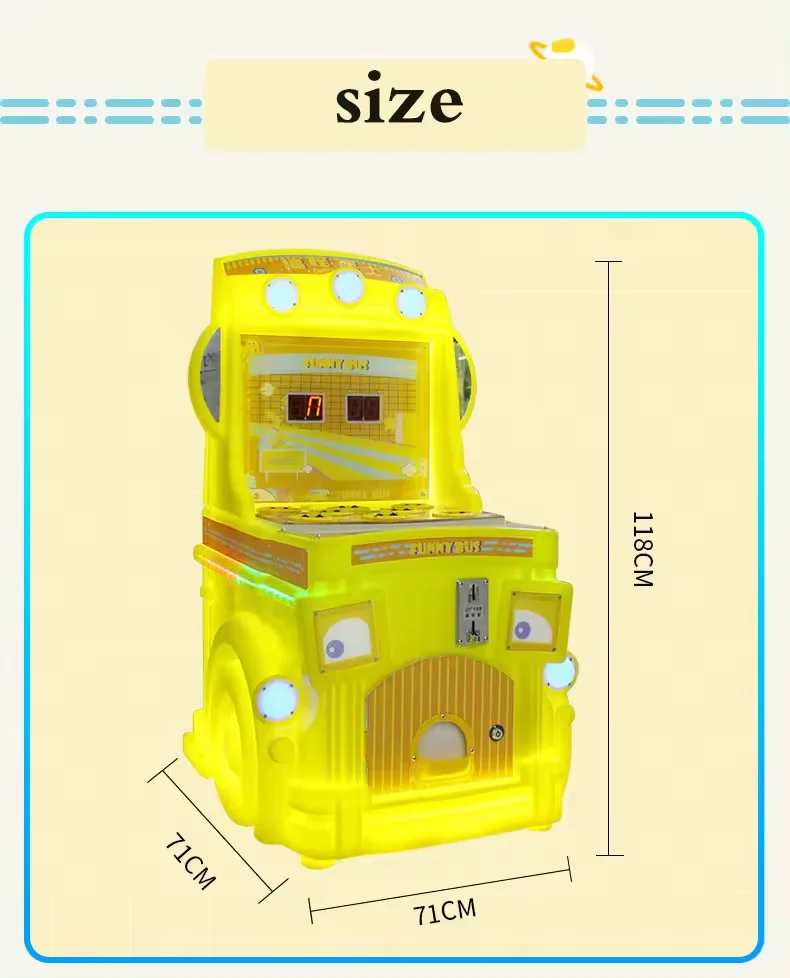 Hot Sale Factory Price Kids Coin Operated Game Machine Whack-a-mole Hit Frog Arcade Game Machine