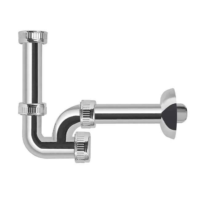 Newest High Quality Made In Italy Bathroom Parts Modern Style Invisible Bidet Sink Siphon Drains To Anti Blocking For Bathroom