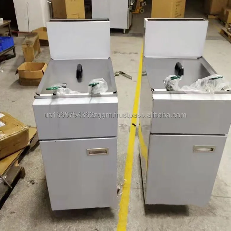 Hot Selling 1-Tank 2-Basket Fryer Gas Potato Chips Fryer Machine for Business