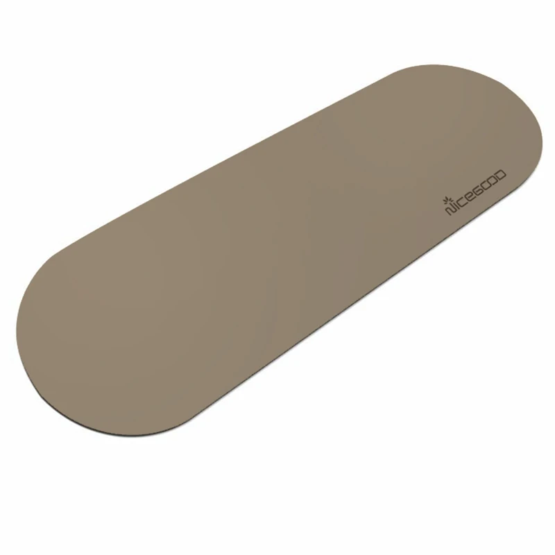 New Arrival upgraded Coconut fiber PU natural rubber yoga mat oval fitness yoga mat eco friendly