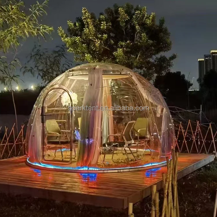 Factory Price Romantic PC Bubble House Dome Tent for Coffee Shop
