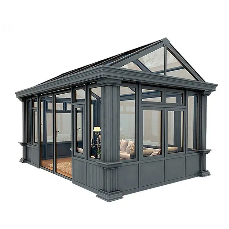 Low-E glass sunroom aluminium house garden room