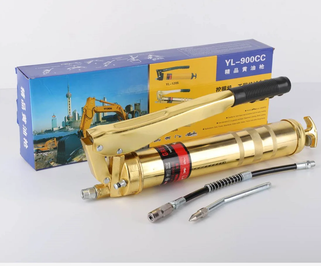 Hot sell all sizes hand air grease gun 400cc 500cc 600cc 900cc  grease gun electric grease pump made in china