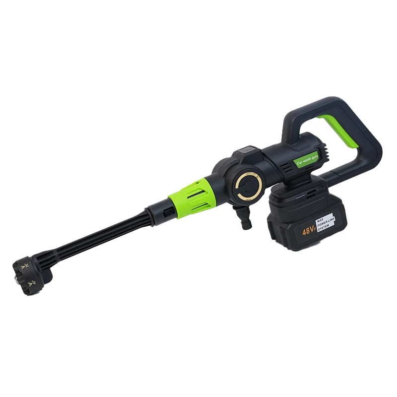 Portable 1400 Watts Motor High-Pressure Car Washer Pump 120 Bars 6.5L/Min Flow Rate Includes 5m Outlet Hose 11 Accessories Home