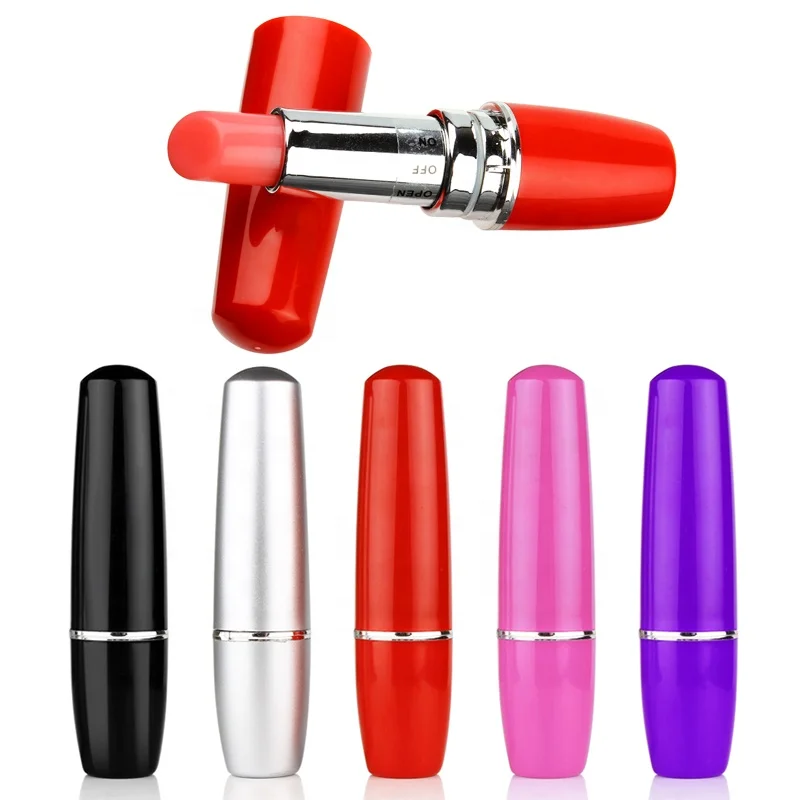 Best ODM Bullet Massager Red Lipstick Shape Sex Lip stick Tiny Vibrator labial sex toy vibrator for women