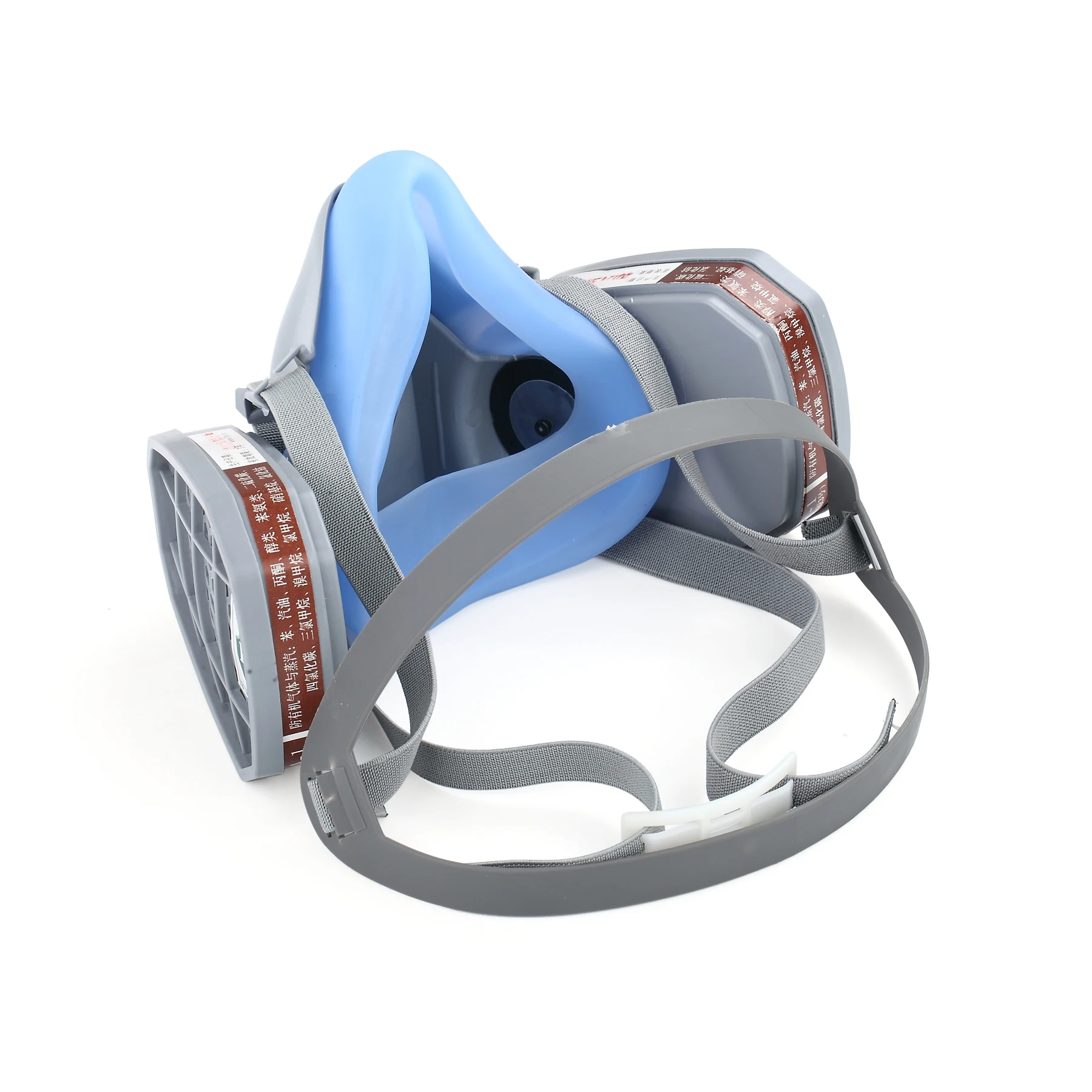 2024new Style Respirator Chemical Gas Mask Half Face Anti Toxic Dust Gas Custom TPE Material Dual Cartridge Handsome