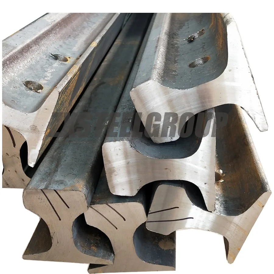 China Steel Rail Manufacturer QU80 crane rail & best quality crane rail qu80 on sale