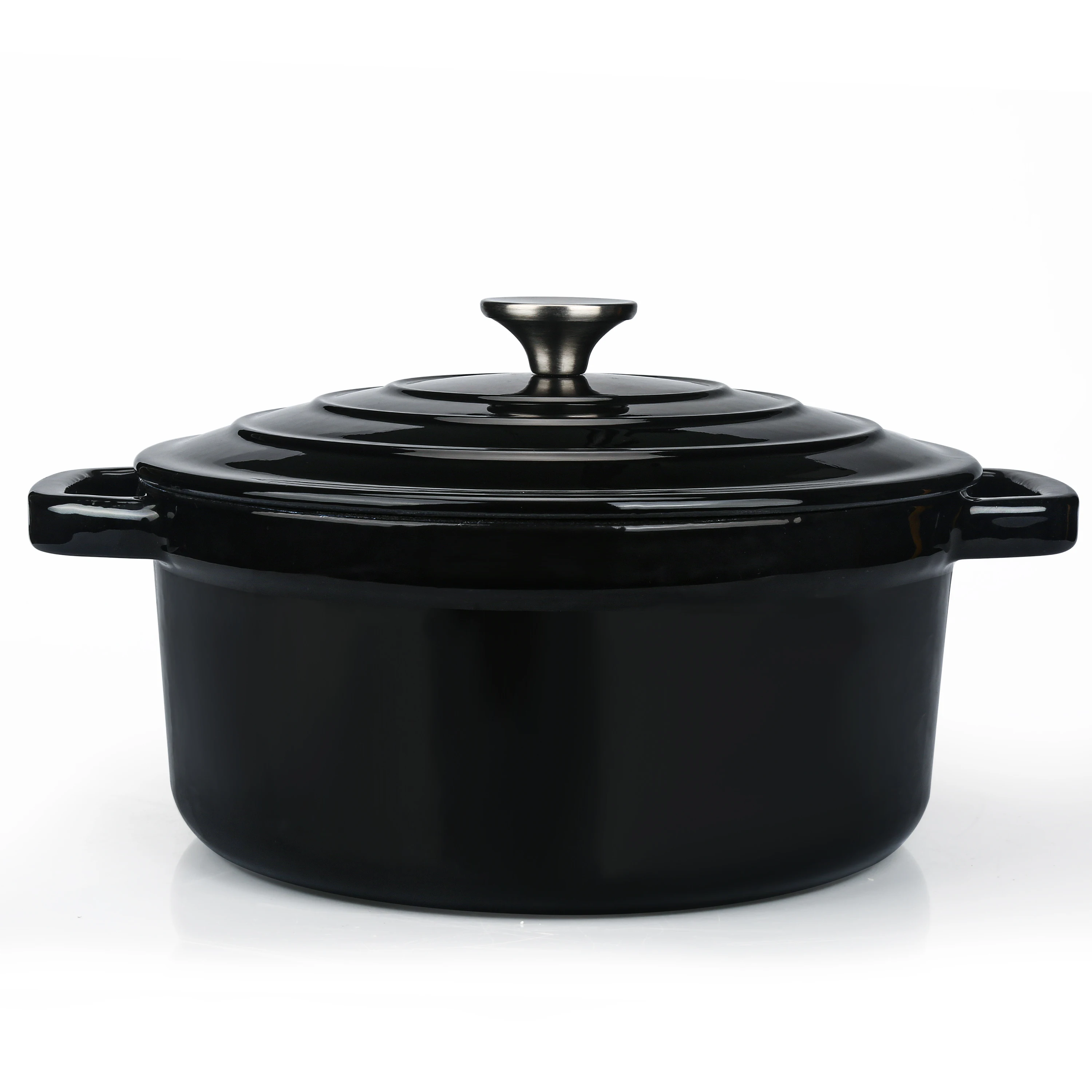 Wholesale Round Shape  Customized Color Enameled Cast Iron Dutch Oven with Competitive Price