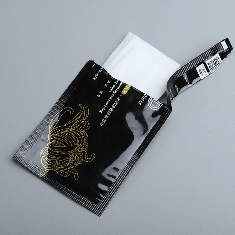 Individual Package OEM Factory Facial Private Label Makeup Remover Wet Wipes