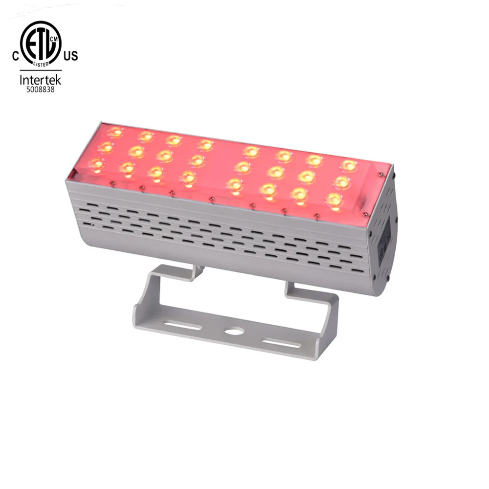 
IP67 RGB RGBW Waterproof Bridgelux 50W ETL DLC Certificated Led Flood Lights DMX512 Control 