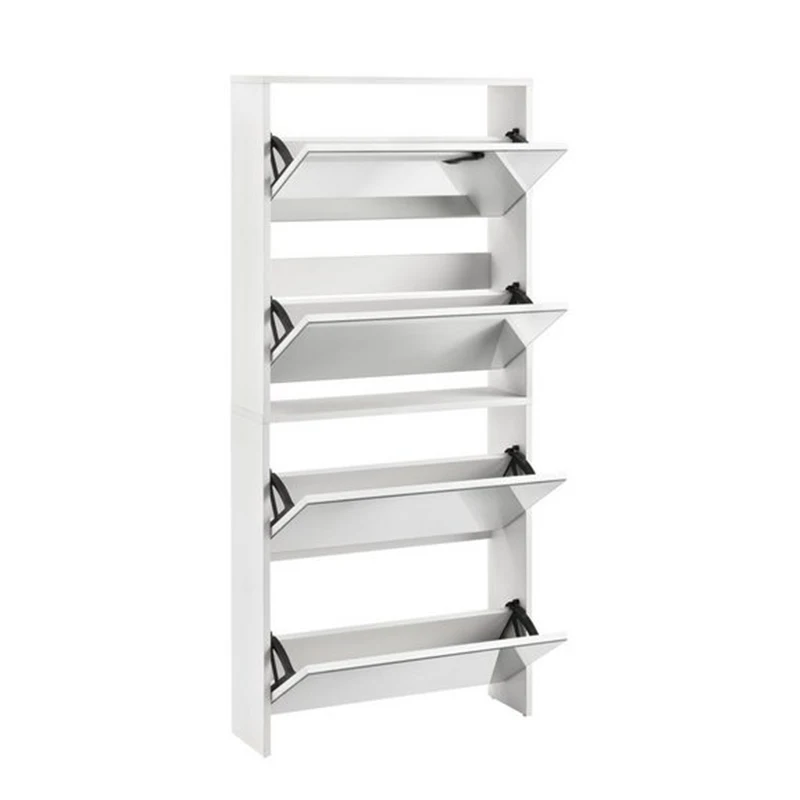 ESSENT Modern multi-functional Mirror furniture Shoe Cabinet with mirror High Quality Wood Shoe Rack