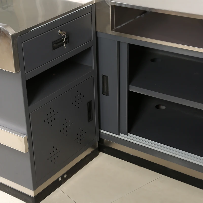 Manufacturer supplier new retail store supermarket cashier counter for sale