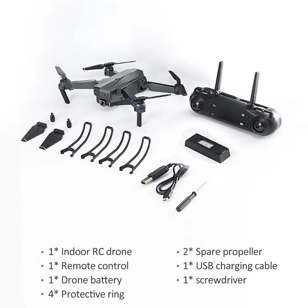 
Foldable Mini Drone with Camera 4K HD Indoor RC Quadcopter APP Control 360 Rotation Drone Camera for Adults Kids Beginners 