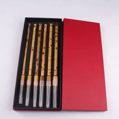 Handmade Traditional Chinese Calligraphy Ceramic Paint Brushes High Quality Brushes Writing
