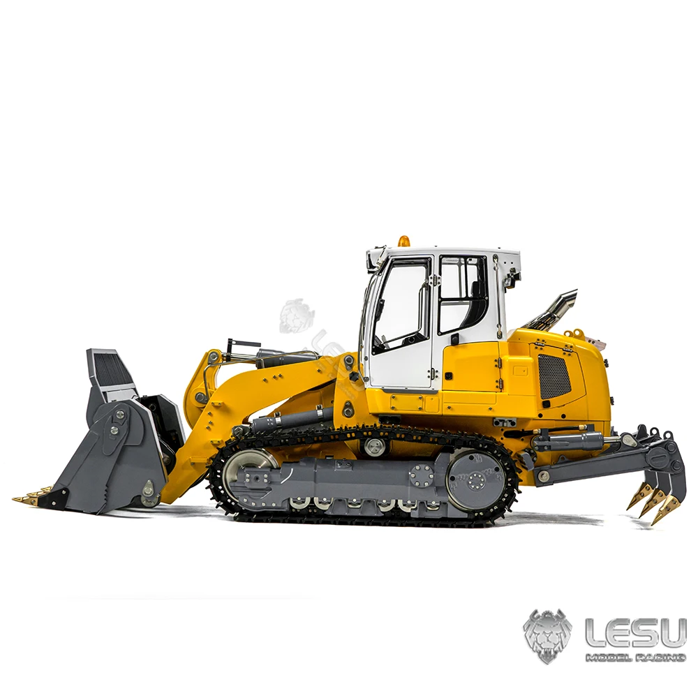 In Stock Gifts LESU 1/14 636 Updated Hydraulic Tracked RC Loader Metal Rear Tail Light Toucan Toy Earth Mover TH20450
