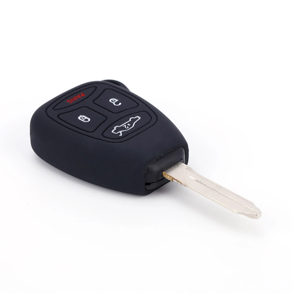 High Quality Decorative Anti Drop Durable Silicone Smart 4 Buttons Car Key Cover