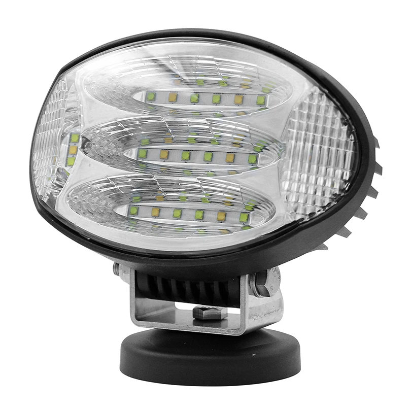 led forklift warning Opal OB060 OLEDONE 60W oval LED work light side shooter three color led fog lamp