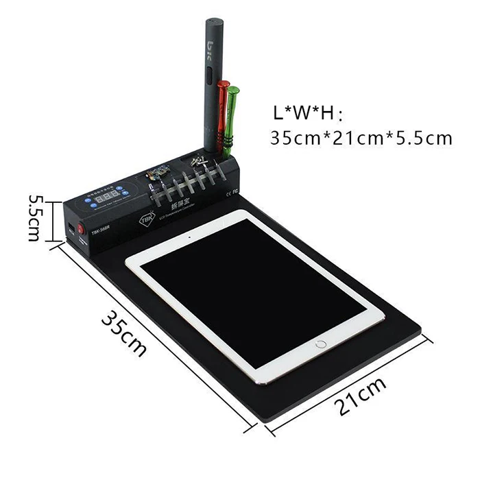 New Tbk 568r Lcd Touch Glass Separating Machine Heating Plate Mobile Phone Pad LCD Repairing Station