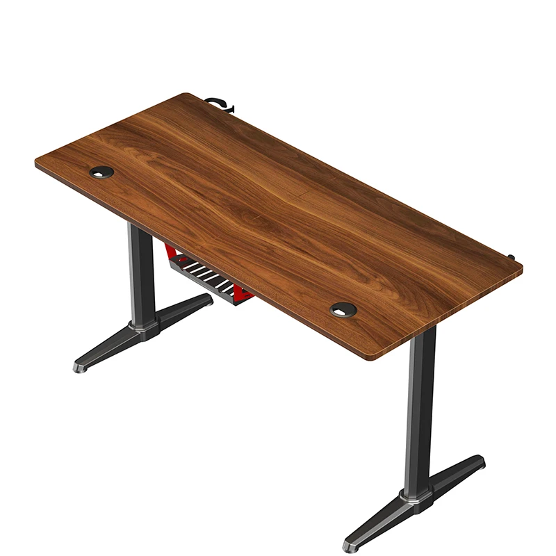 Electric Standing Desk 48 x 24 Inches Stand up Desk  Height Adjustable Sit Stand Desk Black Frame Office table